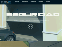 Tablet Screenshot of nykenautomatizacion.com.ar